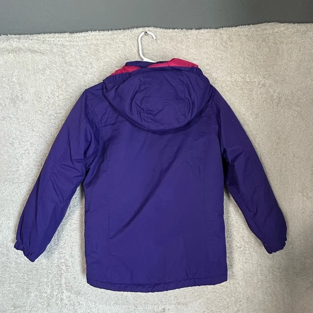 Arctic Kids Large Ski Coat Insulated Purple And Pink Missing One Snap. Outdoor